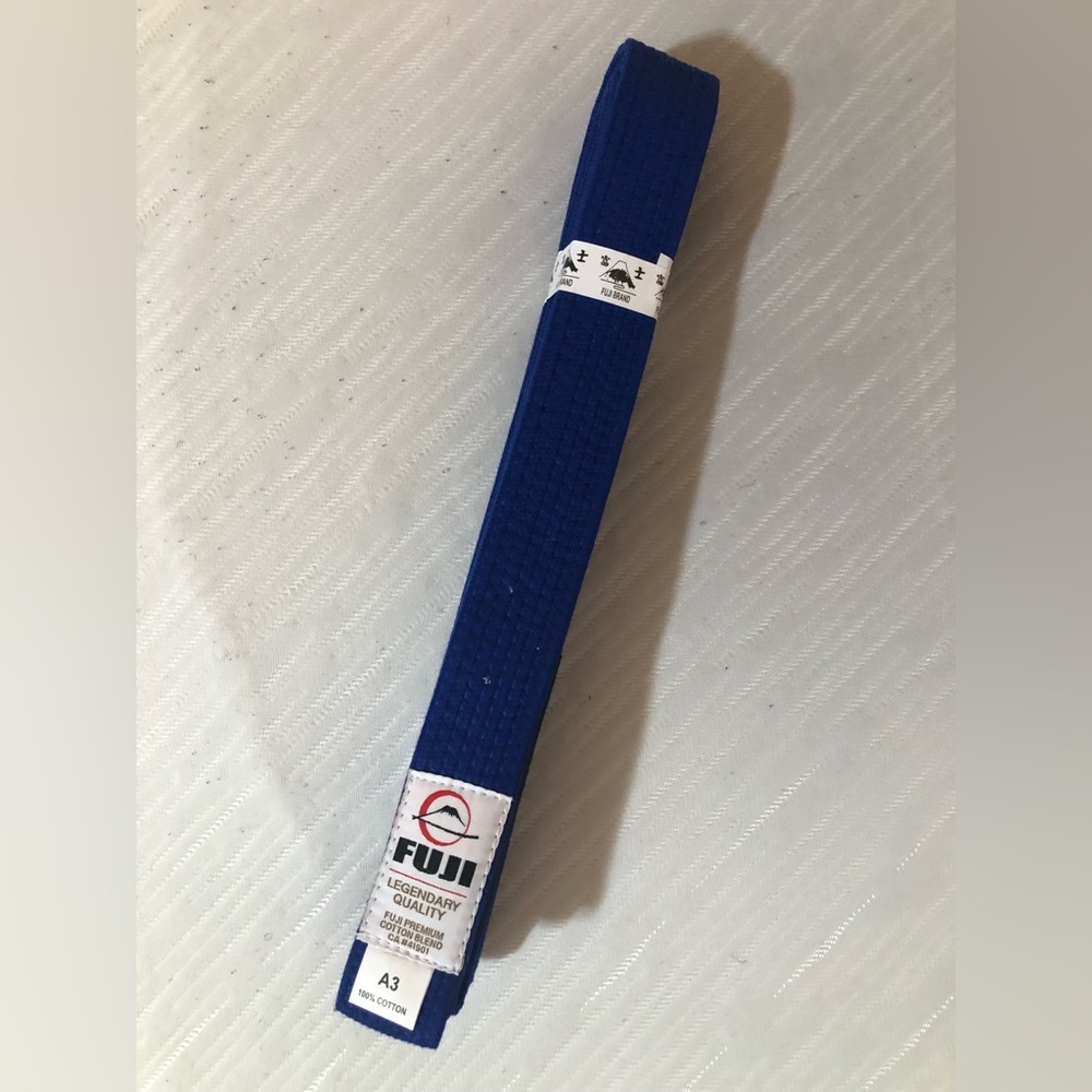 blue fuji A3 jiu jitsu belt adult